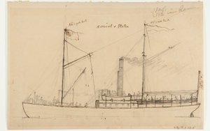 Steamboat AMIRAL VON PLATEN by Per Wilhelm Cedergren